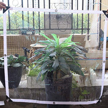 ALGFree-Parasole Vela Telo Impermeabile Esterno Copertura Piscina Chiaro Telone Telo Copertura Teloni Pesante Impermeabile Trasparente Giardino Panno Antipioggia Robusto Serra Copertura, 23 Taglie