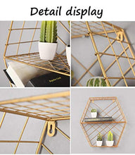 &ripiano di stoccaggio Scaffale di stoccaggio, decorazione della parete della camera da letto del salone Unità di scaffalatura dello scaffale di rifinitura della libreria di doppio strato Scaffale di