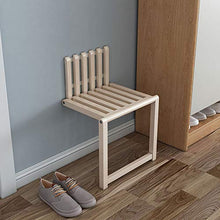 Folding Chairs Sedie Pieghevoli, sgabelli per Scarpe a Parete, sgabelli da Bagno, sgabelli da Doccia, sgabelli da Bagno in Legno massello, occupano Meno Spazio e Possono sopportare 150 kg