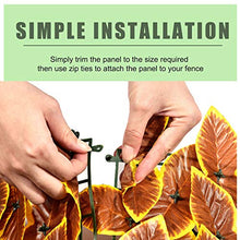 Foglia Artificiale Pannelli ,Foglia Artificiale Recinzione Da Giardino Rotolo Di Schermatura Anti-UV Protezione Dallo Sbiadimento Recinzione Per La Privacy Giardino Terrazza Paesaggistica Pannello Di
