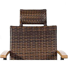 Sedia a Dondolo Pieghevole In Vimini per Esterni, Sdraio per Interni, Sedia a Dondolo Regolabile a Gravità Zero, Reclinabili Vintage per Patio, Piscina, Ponte, Casa, Capacità Di Carico 440 Libbre