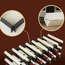 Wine Rack Holder 21 bottiglie di vino rack -Solid legno Multi-Function Piano Vino Shelf Calice Hanging Shelf WTZ012 (Color : White)