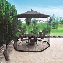 SHANCL Ombrellone Schermo Parasole zanzariera Patio Copertura dell'ombrello Zanzariera for Patio Tavolo Ombrello, Giardino Terrazzino Copertura dell'alloggiamento dei Furniture- Cerniera Mesh