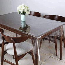 seveni Trasparente Tovaglia Nessun Odore di Plastica Tovaglia Impermeabile Rettangolo Scrivania Tavolino da caffè Tavolo da Pranzo Disponibile 0.25mm(120x180cm/47.24x70.87in)
