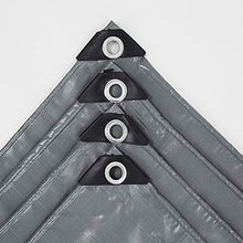 Telo Grigio per Raschiare Il Coltello, Tela Cerata Impermeabile Antipolvere con Occhielli Tenda in Tessuto Ombreggiante per Camion per Campeggio All'aperto 350 G/M²(Size:4×6M)