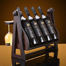 LHQ-HQ Wine Rack cremagliera del Vino in Legno Arredamento e la Decorazione cremagliera Wine Bar Rack di stoccaggio Vino Rack caffè in Legno massello