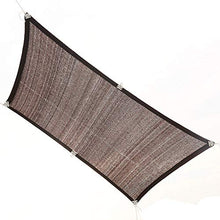 Telo Ombreggiante Rete Ombreggiante e Protezione Solare 1 M / 2 M / 3 M / 4 M / 5 M / 6 M, con Occhielli Staccabili e Corda, a Prova di Polvere e Resistente agli Strappi, Marrone