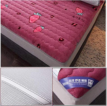 YOLL Materasso Tatami Giapponese Ispessimento Materasso Futon Pieghevole in Peluche, Materassi Letto futon Soggiorno Tappetino Yoga Tappetino Universale Quattro Stagioni Materasso Tradi