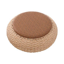 Tappetini in Rotondo Tatami, tappetini per meditazione, tappetini rotondi, tappetini in paglia naturale, tappetini per pavimenti, tappetini per yoga, balconi, traspirabilità, decorazione d'interni