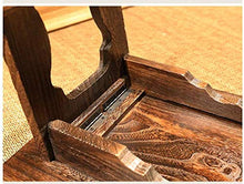 HXF- Tavolo Computer Tavolo da tè Camera da Computer Portatile Pieghevole Portatile Rettangolare in Legno massello Piano Multifunzione scrivania Durevole (Size : 80 * 44 * 36cm)