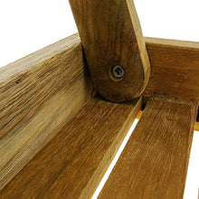 PrimeMatik - Vassoio da Letto 55 x 35 x 5 cm Pieghevole di Teak Certificato