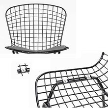 GYPPG Sgabelli Bar Moderni in Metallo con Schienale Sgabello Bar per Cucina Sedia Pranzo in Ferro Altezza Seduta 83 cm Cuscino in Ecopelle Sedia Ufficio