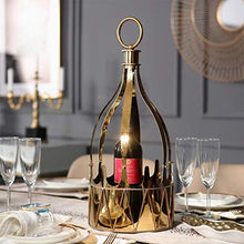 LHQ-HQ Vino Wine Rack Holder anticorrosione Metallo della ruggine Wine Rack Interno di casa Vino Bagagli Banco di Mostra Sicuro e Stabile Holder Vino