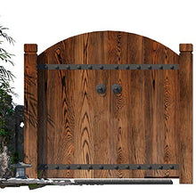 GDMING Porta del caffè, Porta Battente Emporium, All'aperto Porta da Giardino Porta del Salone Chiudi Automaticamente Include Cerniere Legno per Terrazza Balcone, 13 Dimensioni