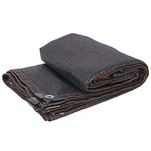 Telo Ombreggiante, Schermo Nero del recinto di segretezza del Panno del'ombra, Tessuto di Maglia Commerciale all'aperto Resistente del'ombra con Gromment, Blocco UV del 95% (Size : 5m x 10m)