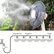 Landrip Kit di nebulizzazione da Giardino Esterno Terrazzo, Refreshing Kit Nebulizzatore Ad Acqua per Gazebo Trampolino,Impianto di Raffreddamento Nebulizzazione per Ombrellone Gazebo Refrigerio (18M)