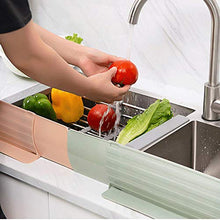 FYstar Lavabo retrattile, paraspruzzi anti-schizzi per cucina, bagno, adesivo per lavabo, schermo piatto