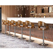Sgabello da bar, seggiovia girevole a 360 °, sgabello da scrivania per cassiere, asta di pressione dell'aria certificata SGS, comoda per la seduta sedentaria/A / 40cm / 55CM