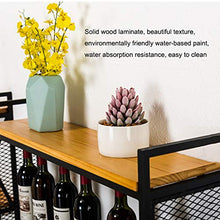 Porta bottiglie da vino Portabottiglie da parete, portabicchieri da vino sospeso in stile industriale multifunzione, portabicchieri in ferro per ripiani artistici in ferro per bar ristorante di casa