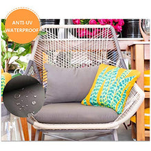 Set di Mobili da Giardino per Esterni, Set di Conversazioni Modulari da Giardino in 3 Pezzi Set di Sedute in Vimini in Rattan Divano con Sedia Singola Tavolino Poggiapiedi