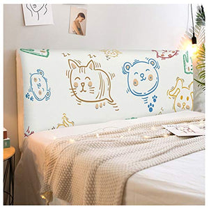 HDGZ all-Inclusive Coperchio Testata Letto Bed Headboards Cover Elastica Lavabile Protezione Copertura per Testiera del Letto Decorazione per Camera (Color : B, Size : 200cm)