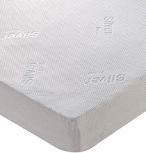 coprimaterasso matrimoniale e singolo elasticizzato con angoli silver fresch in fibra di argento imbottito traspirante antiacaro anallergico (matrimoniale)