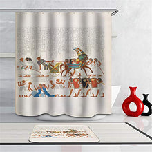 LIYAN Combinazione Bagno. Immagini Chiare E Colori Vivaci Rendono Il Tuo Bagno Pieno di Vita. Accessori da Bagno. Antichi Murales Egiziani.