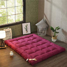 Z&HA Spesso Tatami coprimaterasso, Traspirante Giapponese Piano Materasso futon Pad, Pieghevole Tatami Tappetino Trapuntato Morbido Pelo Materasso,A,150x200cm