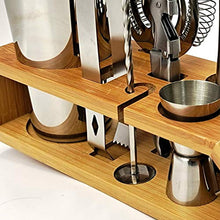 Wenzhihua Set di Miscelazione per Cocktail Agitatore da Cocktail 10 Pezzi Set in Acciaio Inox in Acciaio Inox Trapezoidale Boston Boston Shaker Bartender KitStrumento A Barre