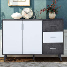 Sideboard Cassettiera Armadietto Cabinet Di Stoccaggio Della Credenza Del Salotto Del Legno Con 3 Cassetti Del Cassettiera Del Cassettone Dell'armadio Dell'armadio Dell'armadio Della Cucina Di Grande