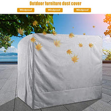Eurobuy Patio Altalena Pieghevole Della Copertura Impermeabile Durevole Amaca Altalena Aliante Copertura 67X63x47 Pollici All Weather Protezione Esterna Mobili da Giardino Copre