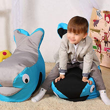 Laishutin Divano Divano Bambino per Bambini con Sacco a Pelo e Divano Piccolo per Soggiorno e Ufficio (Color : Gray Blue, Size : 75 * 30 * 33cm)