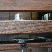 LXD Portabici Del Vino, Mensola da Parete Vintage in Legno Massello Wall Appeso