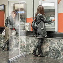 Schermo di Protezione da Starnuti Trasparente, Parete Divisoria per la Sicurezza, 80x200cm, Schermo di Protezione Contro