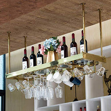 YZ-YUAN Portabottiglie da soffitto Industriale Durevole con Gancio per Tazza Portabottiglie da Appendere in Metallo Accessori per Vino Portabottiglie da Appendere a Testa in Giù Portabottiglie in ve