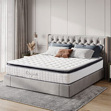 Vesgantti Materasso Una Piazza E Mezza 120x190, Alto 26 cm, Materasso a Molle insacchettate e Memory Foam Ergonomico a 7 zone Schiuma Traspirante Ibrido con 2cm Topper, Morbido, Bianco