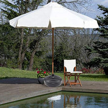 Xuanshengjia Base per Ombrellone in Plastica per Ombrellone, Base per Ombrellone da Patio di Forma Rotonda, Supporto per Ombrellone da Esterno Riempibile con Sabbia d'Acqua per Asta da 35-38 Mm