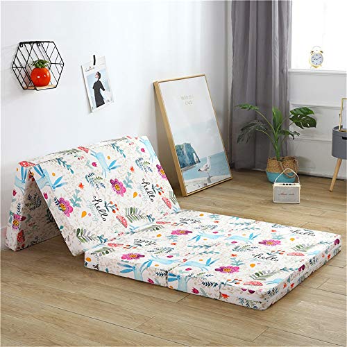 ReedG Warm Pieghevole Materassi Futon Multifunzione Playmat Pieghevole Giudizi Presidente Traspirante, Lavabile e 5 cm di Spessore Pieghevole Invitated Materasso Giapponese Tatami Tappetino