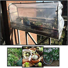 JX-PEP Trasparente incatramata, Clear Impermeabile Tarp incatramata Foglio, Giardino Tarp, Anti congelamento Antipioggia Film Panno Isolamento Canopy PE plastica,3 * 5m