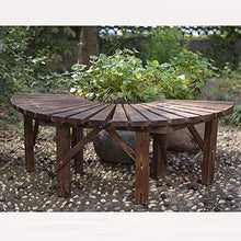 Giardino Esterno Panchina da Giardino,Anticorrosivo In Legno Massello Cortile Balcone Panchina Terrazza Fioriera,Sedia da Veranda Resistente Alle Intemperie,Per Panchine Decorative da Prato