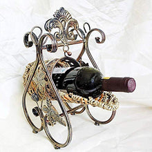 LHQ-HQ Wine Rack casa eleganza epoca mestieri stile europeo, decorazione in ferro battuto del vino cremagliera creativo banco di mostra della bottiglia di vino, Soggiorno Cucina casa di immagazzinaggi