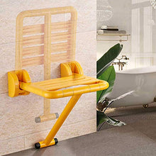 JXING Sgabello da Bagno, Sgabello da Bagno Pieghevole, Sedile Doccia Pieghevole a Parete Sgabello da Bagno di Sicurezza Antiscivolo per Anziani, Donne Incinte, Disabili