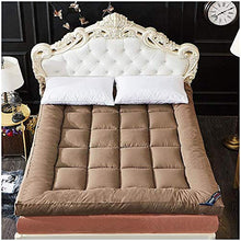 ZHANGYY Tatami Boden Matte, Verdickte Japanischen Futon Matratzenauflage Schlafen Pad, Studentenwohnheim Falt-matratze für Home Schule Kabine,Brown-120×200cm