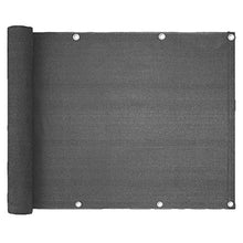Balcone Sole Paralume Copertura dello Schermo Balcone per Coprire Il Balcone Shield Cover Methen Recint Pandarbreen per Porchs Deck Patio (3'x16.5 '),Grigio