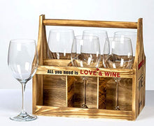 hLine - Cassetta per vino in legno, 6 bottiglie
