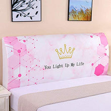 WEDSFC Copritestata Letto Matrimoniale/Singolo/1 Piazza e Mezza Elastica Copertura Testata Letto,Fodera Protezione Testata Addensare all-Inclusive Coperchio Soft Cover (Color : F, Size : 200cm)