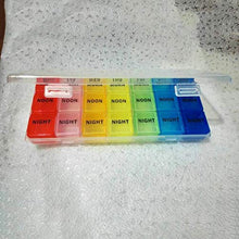 HEALLILY Organizer Settimanale per Pillole da 1 Pezzo Custodia Staccabile 7 Giorni Organizer per Pillole Settimanale 3 Volte Al Giorno per Integratori di Farmaci Vitamine