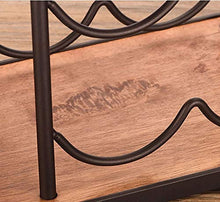 TYXL wine rack Solido Legno for Il Vino Vino Rack Cremagliera Di Esposizione Della Cremagliera Di Vetro Decorate Cremagliera Scaffale Multi-layered Vino Cremagliera Famiglia Personalità (dimensioni: 4