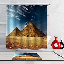 LIYAN Combinazione Bagno. Immagini Chiare E Colori Vivaci Rendono Il Tuo Bagno Pieno di Vita. Accessori da Bagno. Piramidi Egiziane.