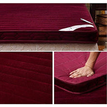 HKX Tappetino dormitorio, Tappetino Futon Materasso Topper Bed-A 180x200cm (71x79 Pollici)